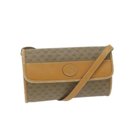 Gucci Vintage Pre-owned Laeder gucci-vskor Beige, Dam