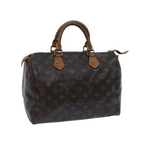 Louis Vuitton Vintage Pre-owned Canvas handvskor Brown, Dam