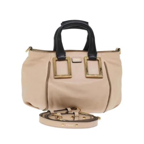 Chloé Pre-owned Pre-owned Laeder handvskor Beige, Dam