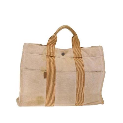 Hermès Vintage Pre-owned Bomull handvskor Beige, Dam