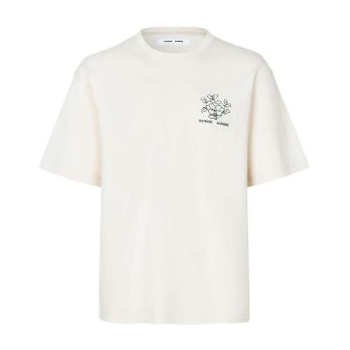 Samsøe Samsøe Vit Lotus T-shirt White, Herr