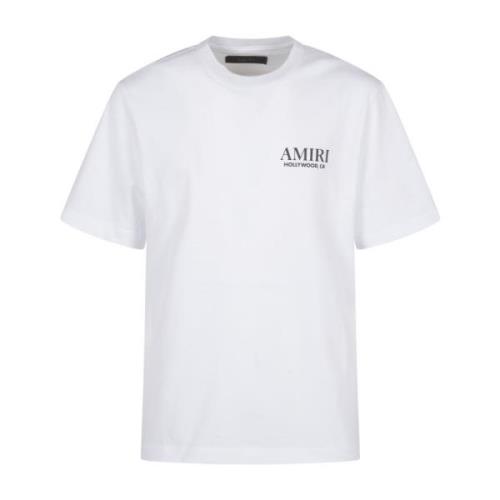 Amiri Vit Stacked Tee Shirt White, Herr