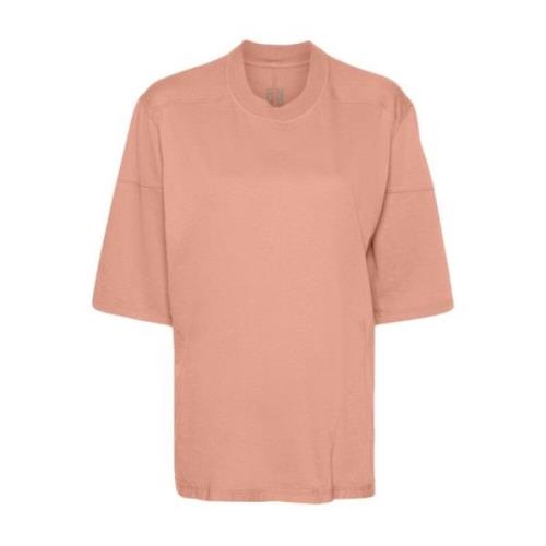 Rick Owens Walrus T-shirt Rosa Bomull Italien Pink, Dam