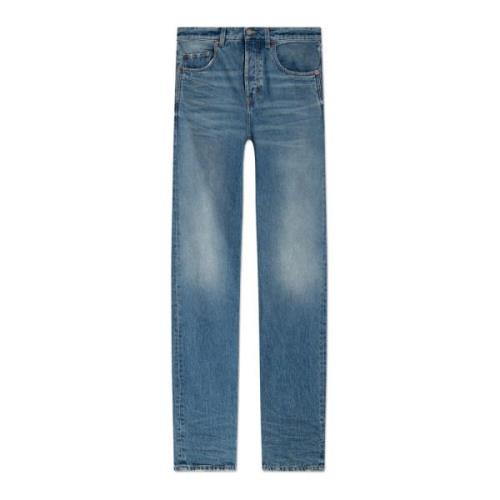 Saint Laurent Baggy jeans Blue, Dam