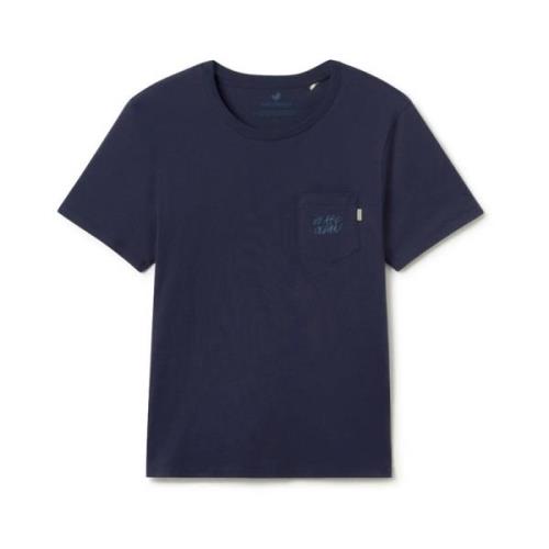 Twothirds Surf-inspirerad Print T-shirt Blue, Herr