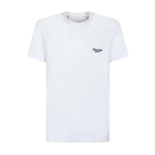 Givenchy Logo Print T-Shirt White, Herr