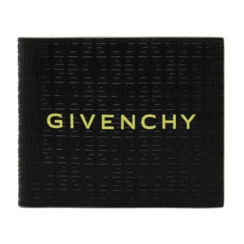 Givenchy Präglad 4G Plånbok Svart Gul Black, Herr