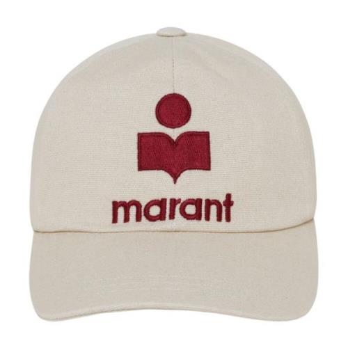 Isabel Marant Broderad Logo Tyron Hatt Beige, Herr