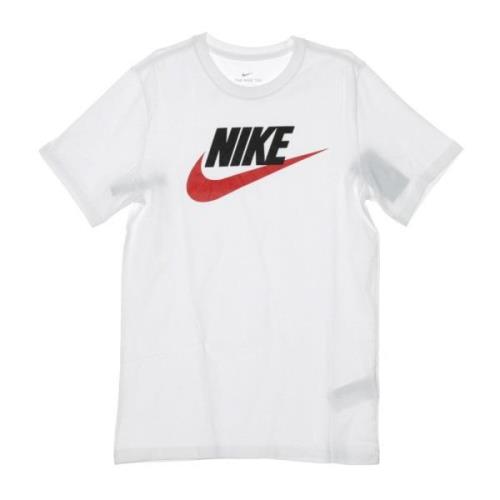 Nike Icon Futura Vit/Svart/Röd T-shirt White, Herr