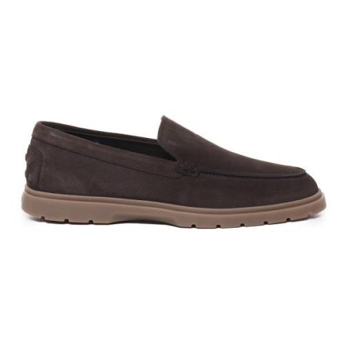 Tod's Mocka Loafers med Gummiknoppar Brown, Herr