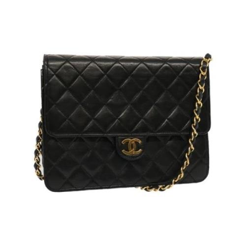 Chanel Vintage Pre-owned Canvas chanel-vskor Black, Dam