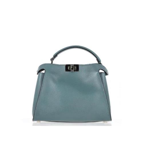 Fendi Vintage Pre-owned Laeder fendi-vskor Blue, Dam