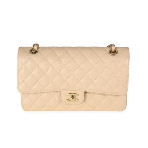 Chanel Vintage Pre-owned Laeder chanel-vskor Beige, Dam