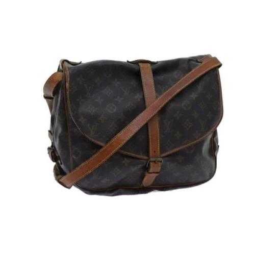 Louis Vuitton Vintage Pre-owned Canvas louis-vuitton-vskor Brown, Dam