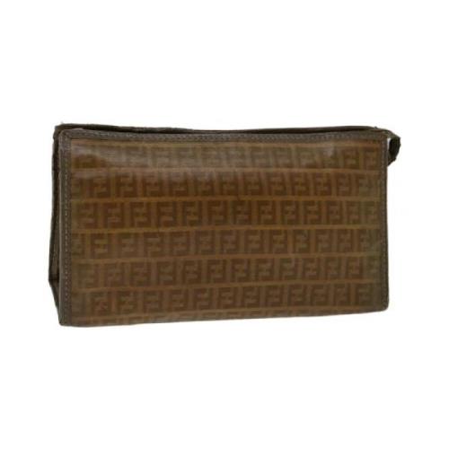 Fendi Vintage Pre-owned Canvas fendi-vskor Brown, Dam