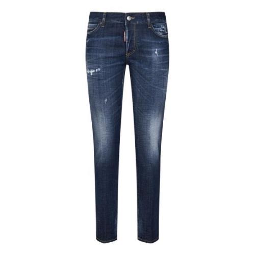 Dsquared2 Blå Skinny-Fit Jeans Aw24 Blue, Dam