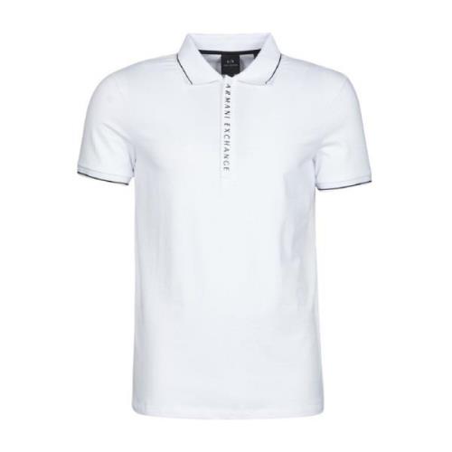 Armani Exchange Vita T-shirts och Polos White, Herr