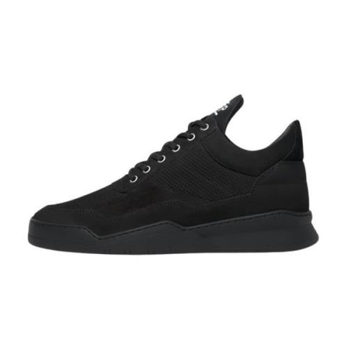 Filling Pieces Låg Top Ghost Panel All Black Black, Herr