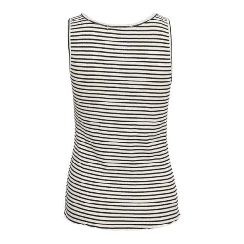 Karen by Simonsen Randig Tanktop Egret/Night Sky Stripe Multicolor, Da...