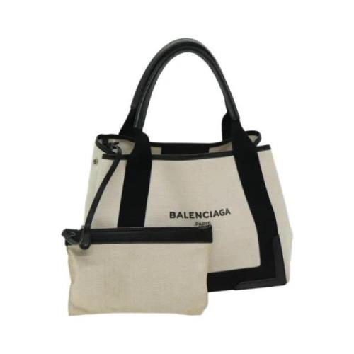 Balenciaga Vintage Pre-owned Bomull handvskor White, Dam