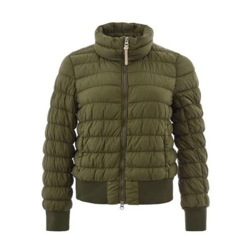 Woolrich Elegant Grön Polyamidjacka Green, Dam