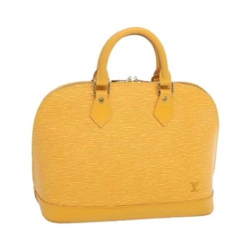 Louis Vuitton Vintage Pre-owned Laeder handvskor Yellow, Dam