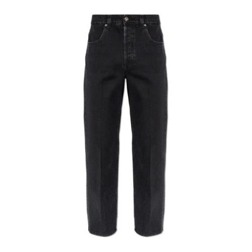 Lanvin Jeans med logotyp Black, Herr