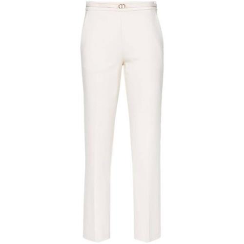 Twinset Vita Slim Fit Byxor White, Dam