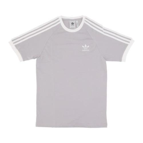 Adidas Grå 3-Stripes Tee Crew-Neck Tröja Gray, Herr