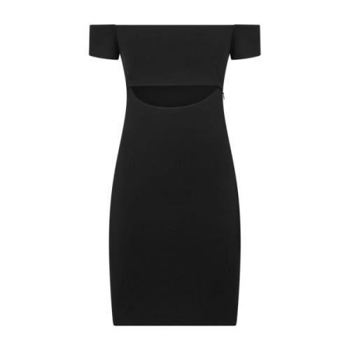 Dsquared2 Svart Cut-Out Bardot Klänning Black, Dam