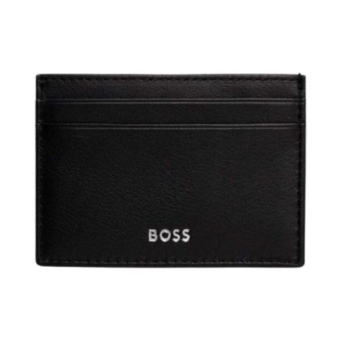 Hugo Boss Randy Läderkorthållare - Svart Black, Herr