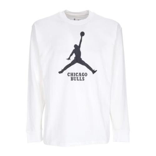 Jordan Chicago Bulls Långärmad T-shirt White, Herr