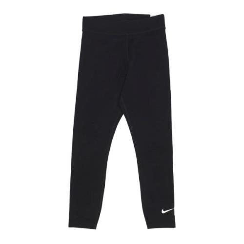 Nike Klassiska höga midjeleggings Svart/Vit Black, Dam