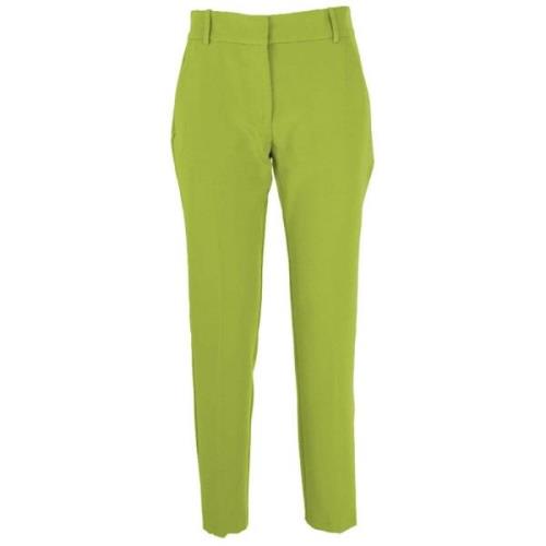 Pinko Elegant Chino Byxor med Hög Midja Green, Dam