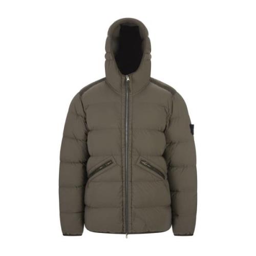 Stone Island Brun Huva Dunjacka Brown, Herr