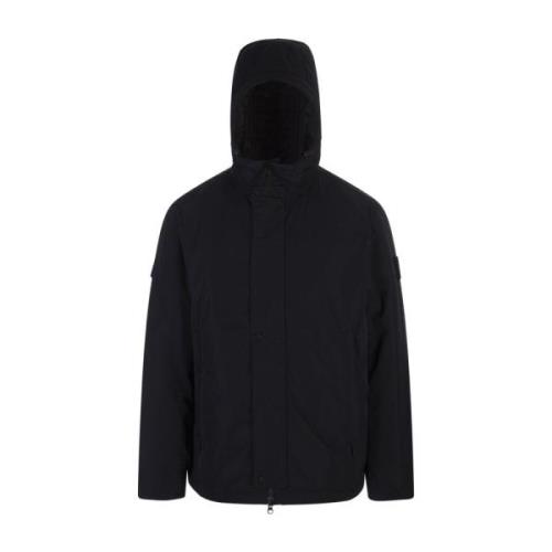 Stone Island Blå huva jacka med PrimaLoft-isolering Blue, Herr