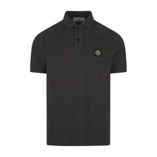 Stone Island Grå Polo Shirt Slim Fit Gray, Herr