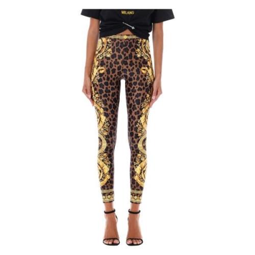 Versace Barocco Leo Leggings Multicolor, Dam