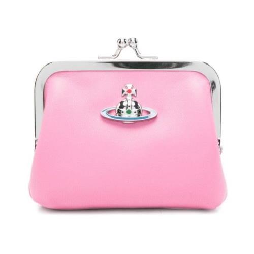 Vivienne Westwood Rosa Flamingo Läder Plånbok Pink, Dam