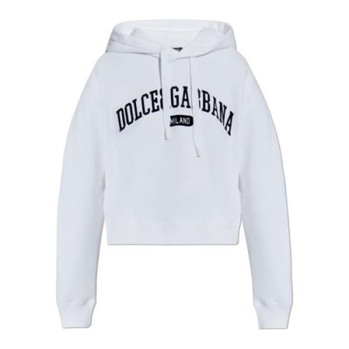 Dolce & Gabbana Hoodie White, Dam