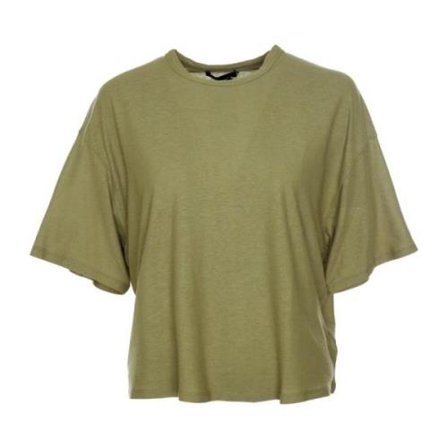 Drykorn Lilani T-Shirt Relaxed Fit Green, Dam