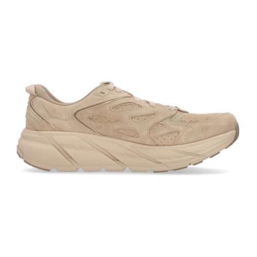 Hoka One One Mocka Utomhussko Lättvikt Snörning Beige, Herr