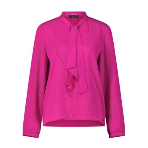 Marc Cain Ruffled Blouse Pink, Dam