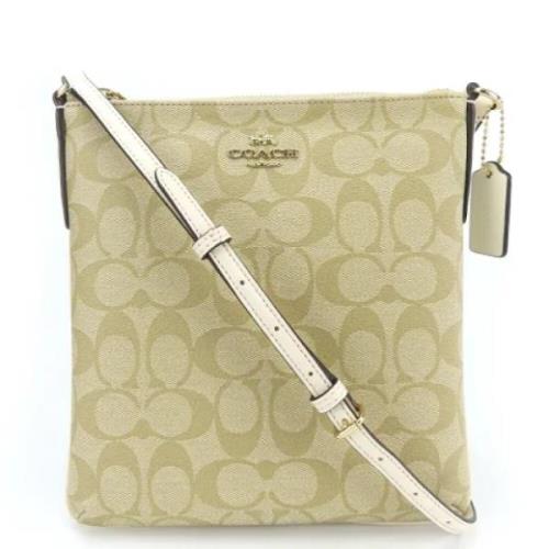 Coach Pre-owned Pre-owned Plast axelremsvskor Beige, Dam