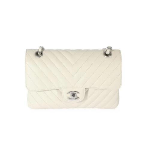 Chanel Vintage Pre-owned Laeder chanel-vskor White, Dam