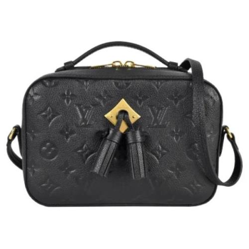 Louis Vuitton Vintage Pre-owned Canvas axelremsvskor Black, Dam