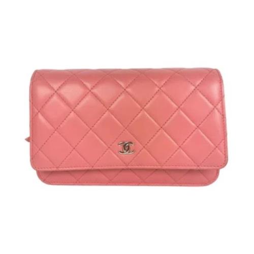 Chanel Vintage Pre-owned Laeder plnbcker Pink, Dam