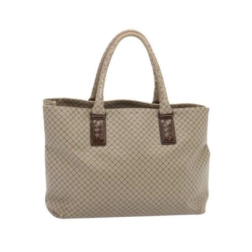 Bottega Veneta Vintage Pre-owned Tyg totevskor Beige, Dam