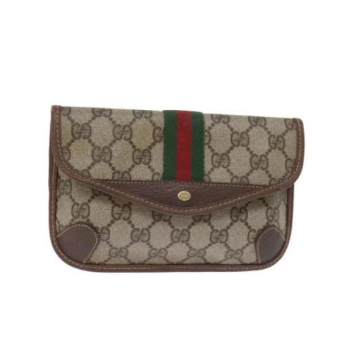 Gucci Vintage Pre-owned Laeder gucci-vskor Beige, Dam