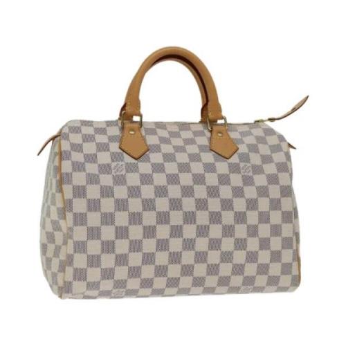 Louis Vuitton Vintage Pre-owned Canvas handvskor Beige, Dam